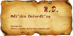 Módis Doloróza névjegykártya
